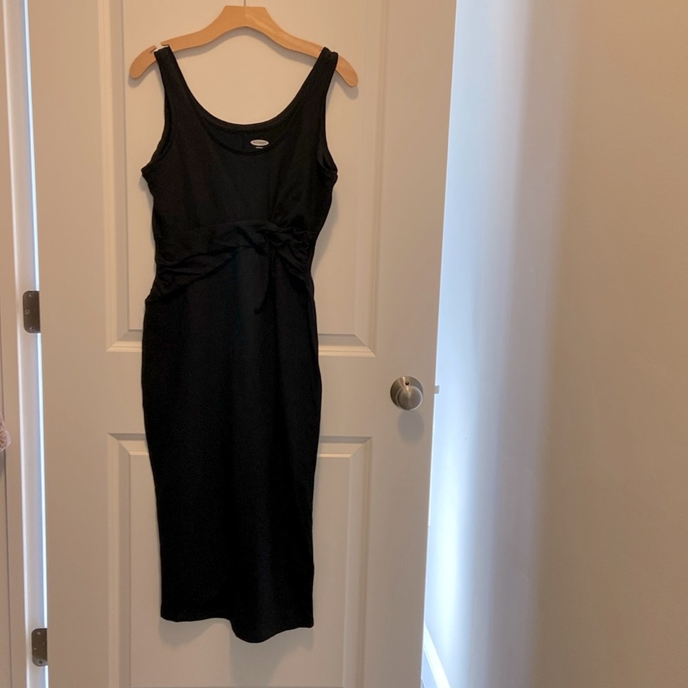 Old Navy Maternity Black cotton dress